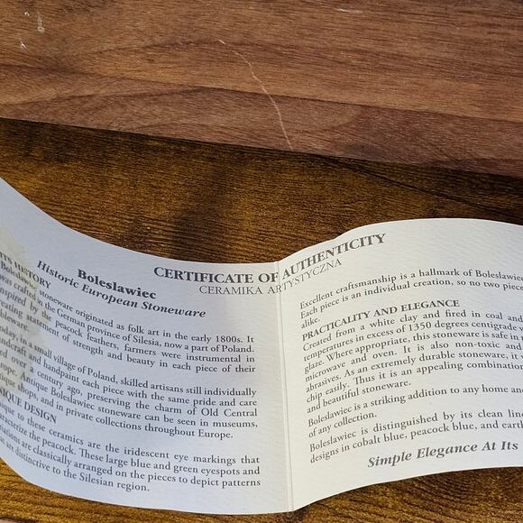 Boleslawiec Stoneware Floral Jar & Lid - Hand Painted Unikat Polish Pottery - Picture 7 of 9